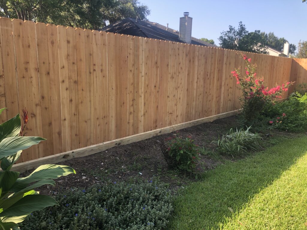 Cedar wood fence installation 
home renovation and remodeling work