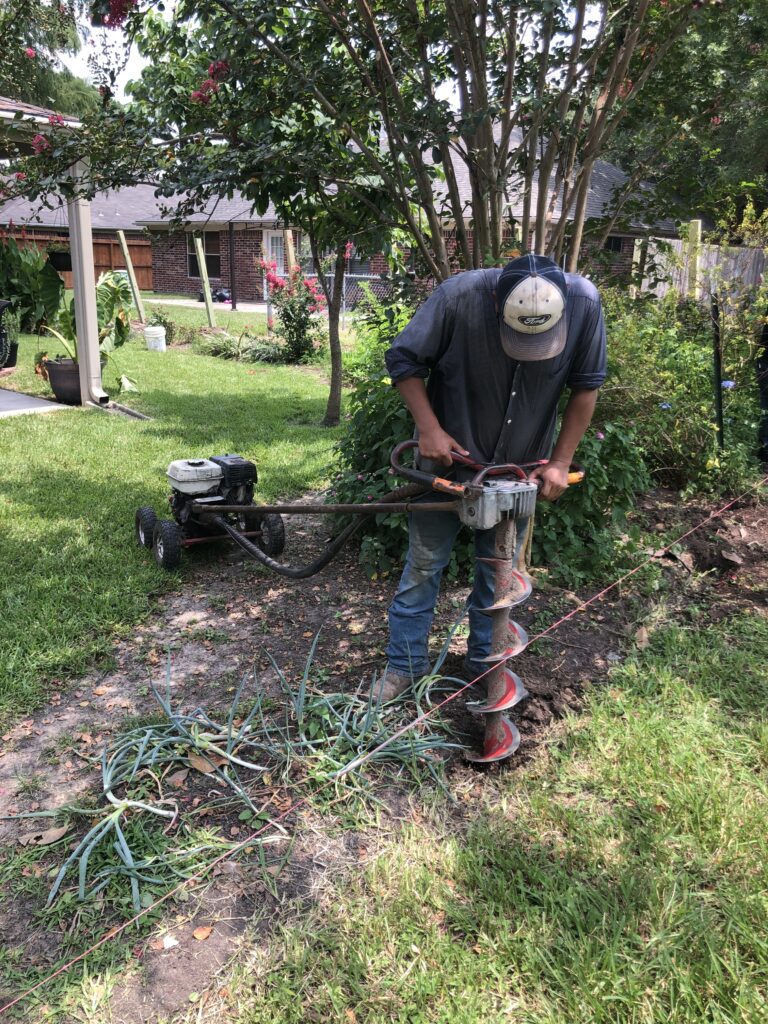 Home fence installation, Katy, Tx